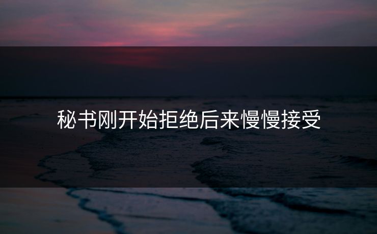 秘书刚开始拒绝后来慢慢接受 秘书刚开始拒绝后来慢慢接受